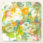 Porta-copo De Papel Quadrado Primavera tem Sprung II<br><div class="desc">Floral</div>