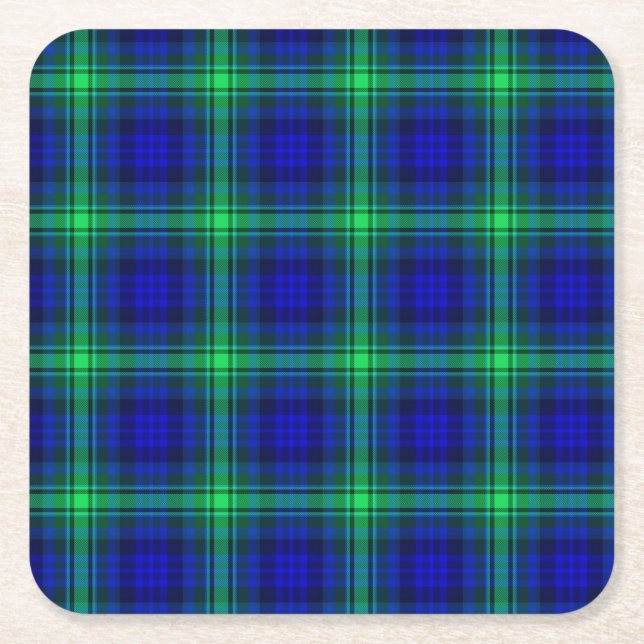 Porta-copo De Papel Quadrado Primeira xadrez de Fibonacci (Frente)