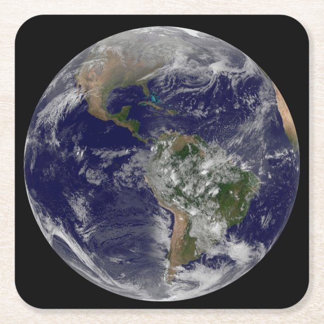 Porta-copo De Papel Quadrado Primeiro Dia De Primavera No Hemisfério Norte. (Frente)