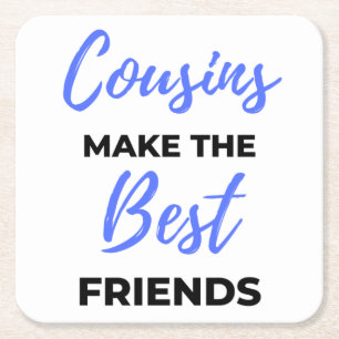 Porta-copo De Papel Quadrado Primos Fazem Os Melhores Amigos 2