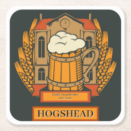 Porta-copo De Papel Quadrado Pubs, Bares, Porta copos de tapete quadrado