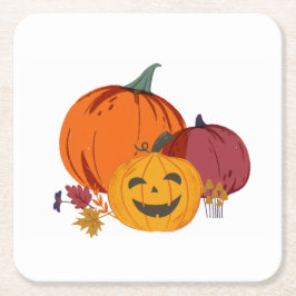 Porta-copo De Papel Quadrado Pumpkin para falar sobre