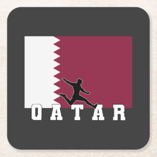 Porta-copo De Papel Quadrado Qatar Football Soccer | Qatar National Team