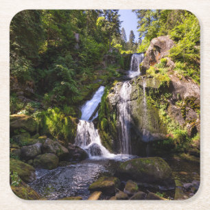 Porta-copo De Papel Quadrado Quedas Triberger Wasserfälle, Alemanha