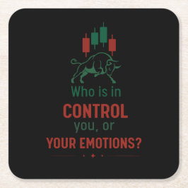 Porta-copo De Papel Quadrado Quem Está no Controle? – Psicologia do Trading
