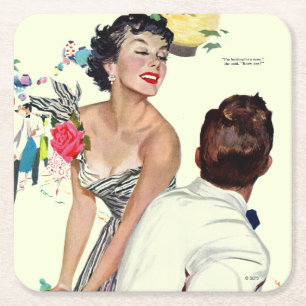 Porta-copo De Papel Quadrado Quero um Homem 2