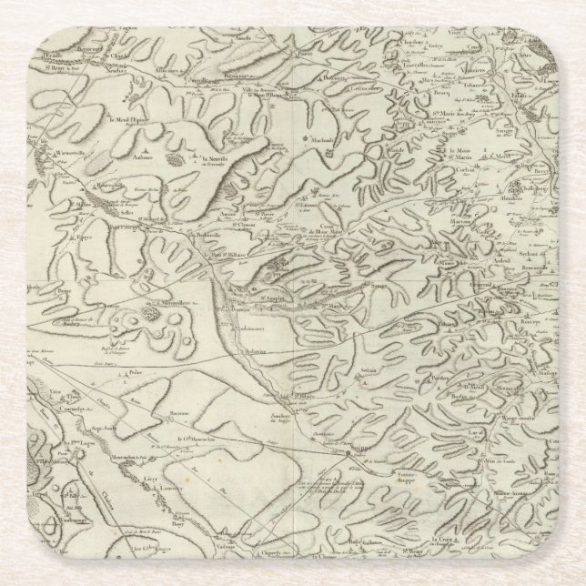 Porta-copo De Papel Quadrado Reims (Frente)