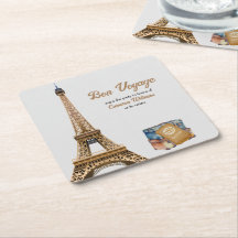 Retirement Travel Theme Bon Voyage Eifel Tower