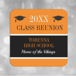 Porta-copo De Papel Quadrado Reunião de Classe! PERSONALIZAR suas PORTAS COPOS 