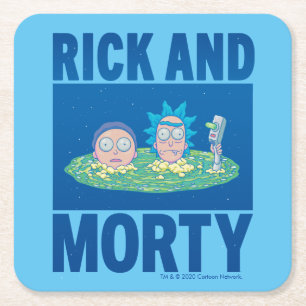 Porta-copo De Papel Quadrado RICK E MORTY™ Pequim Através Do Portal