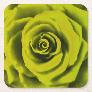 Porta-copo De Papel Quadrado Rosa Amarela