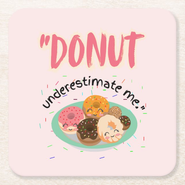 PORTA-COPO DE PAPEL QUADRADO ROSQUINHA ESTIMADA (Frente)