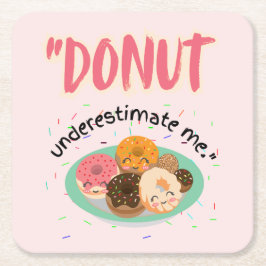 PORTA-COPO DE PAPEL QUADRADO ROSQUINHA ESTIMADA