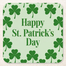 Porta-copo De Papel Quadrado Rua Feliz, Conjunto de Portas copos do Dia de Patr