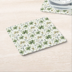 Porta-copo De Papel Quadrado Rua, Porta copos do Dia de Patrick