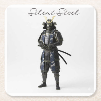 Porta-copo De Papel Quadrado Samurai drink coaster