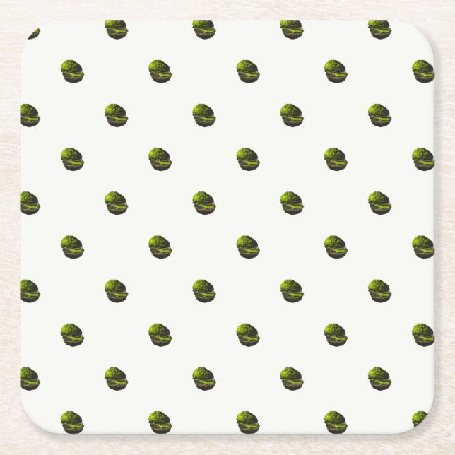 Porta-copo De Papel Quadrado Sanduíches (Frente)
