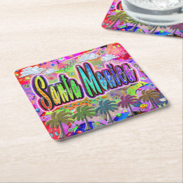 Porta-copo De Papel Quadrado Santa Monica Vista Express Coxim