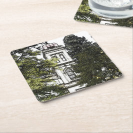 Porta-copo De Papel Quadrado Santuário entre as árvores