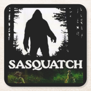 Porta-copo De Papel Quadrado Sasquatch muito Legal