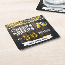 Saudações e Cervejas para 34 Anos de Aniversário R