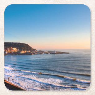 Porta-copo De Papel Quadrado Scarborough Coastline