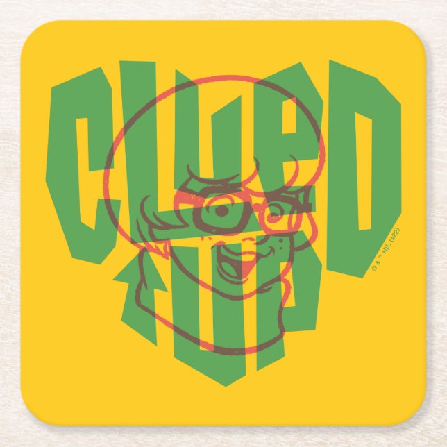 Porta-copo De Papel Quadrado Scooby-Doo | Velma Enfileirado (Frente)