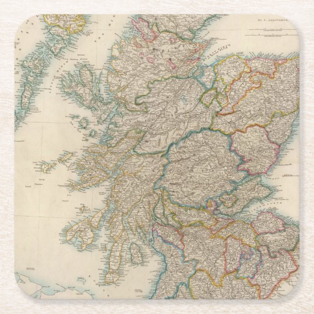 Porta-copo De Papel Quadrado Scotland 3 (Frente)