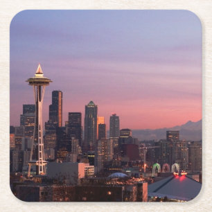 Porta-copo De Papel Quadrado Seattle do parque do Kerry