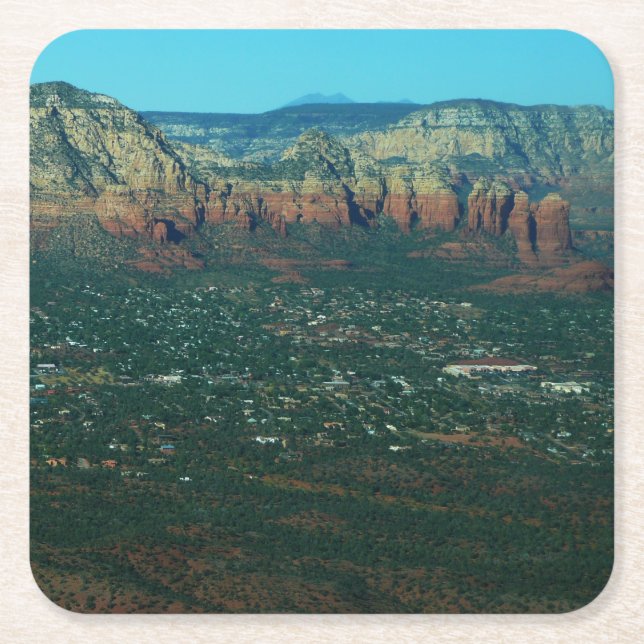 Porta-copo De Papel Quadrado Sedona e Coffee Pot Rock de Cima (Frente)