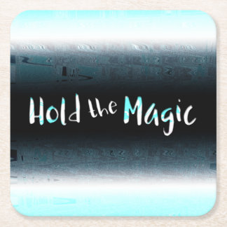 Porta-copo De Papel Quadrado Segure a magia