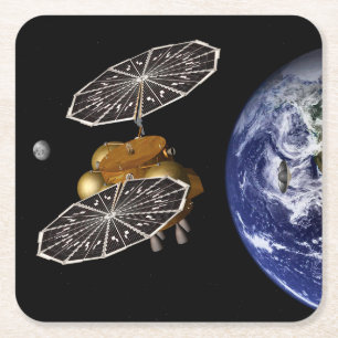 Porta-copo De Papel Quadrado Separação Do Veículo De Entrada Numa Missão Marte.