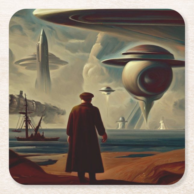 Porta-copo De Papel Quadrado SF Mestrados dinamarqueses 1 (Frente)