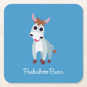 Porta-copo De Papel Quadrado Shane o asno