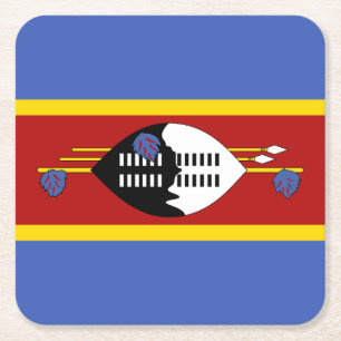 Porta-copo De Papel Quadrado Sinalizador Eswatini