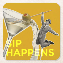 Porta-copo De Papel Quadrado Sip