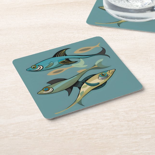 Porta-copo De Papel Quadrado Sirara (Sirara Square Paper Coaster
)
