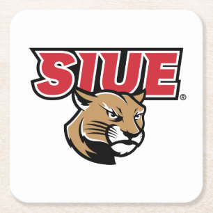 Porta-copo De Papel Quadrado SIUE Cougars