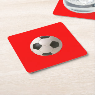 Porta-copo De Papel Quadrado Soccerball