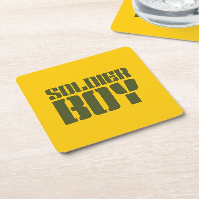PORTA-COPO DE PAPEL QUADRADO SOLDIER BOY (Inclinado)