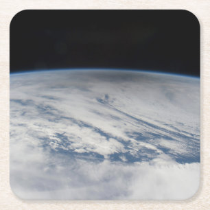 Porta-copo De Papel Quadrado Sombra Da Lua No Pacífico Norte. 2