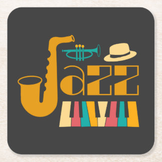 Porta-copo De Papel Quadrado Soul Classy Jazz