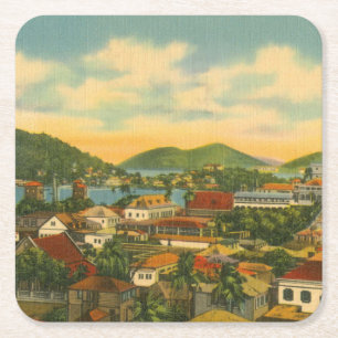 Porta-copo De Papel Quadrado St Thomas