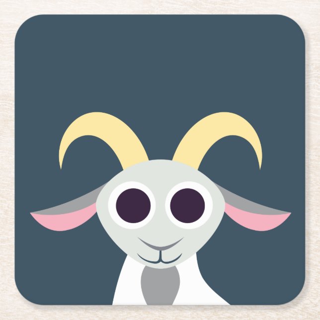 Porta-copo De Papel Quadrado Stanley a cabra (Frente)