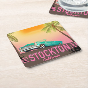 Porta-copo De Papel Quadrado Stockton Califórnia EUA
