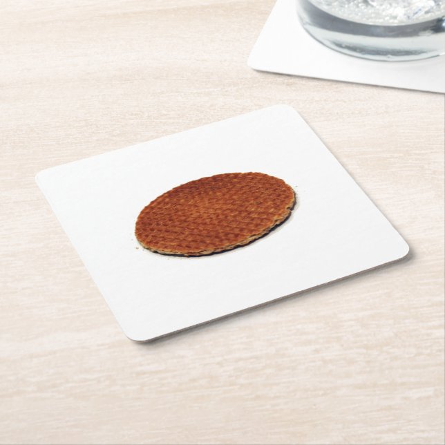 Porta-copo De Papel Quadrado Stroopwafel (Inclinado)