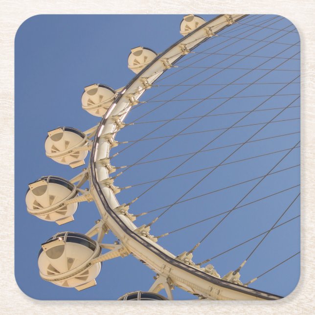 Porta-copo De Papel Quadrado Style Stone de Las Vegas (Frente)