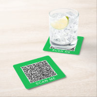 Sua Modelo de Porta copos de papel de código QR -