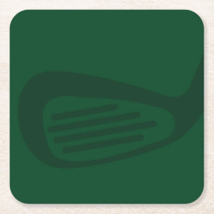 Porta-copo De Papel Quadrado Suporte de Papel de Golfe Verde