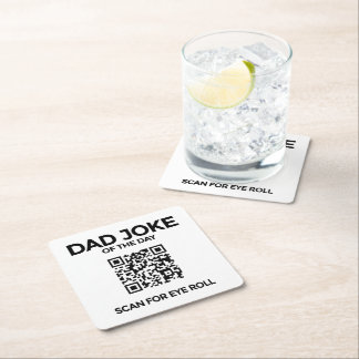Porta-copo De Papel Quadrado Suporte de Piada de Pai QR